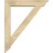 Ekena Millwork Traditional Traditional Rough Sawn Bracket w/ Offset Brace, Douglas Fir, 6"W x 30"D x 36"H BKT0604X30X36TRA01RDF - alternate 2